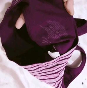 Striped Sports Bra