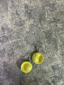 Pista GREEN Coloured Earrings For Sale