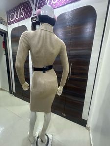 Elegant Bodycon Knit Dress