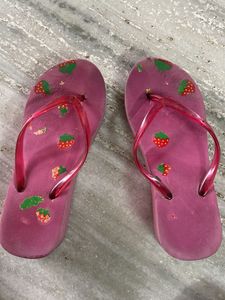 Cute pink flip flops