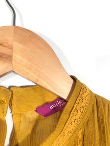 Mustard Yellow Casual Top(Women’s)