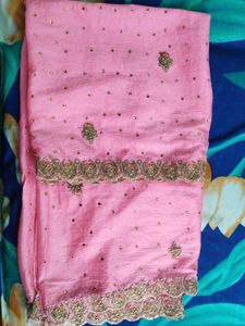 Front Back Fully Embroidered frock sharara set