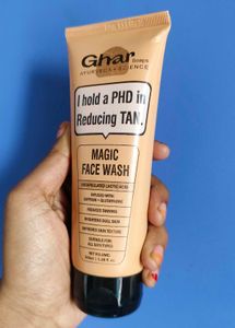 ghar soaps face wash tan reducing
