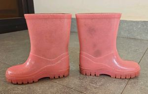Sparkly Pink Rain Boots