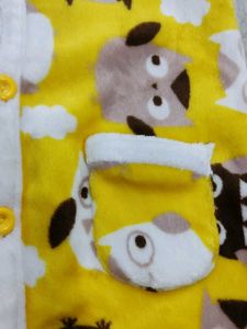 Cute Owl Print Sleeveless onesie
