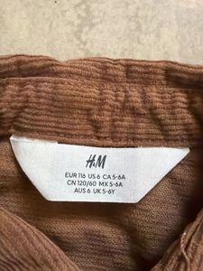 kid’s Brown Corduroy Shirt