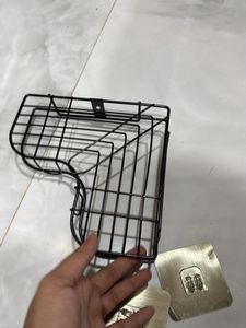 Corner Shelf with Adhesive Hooks