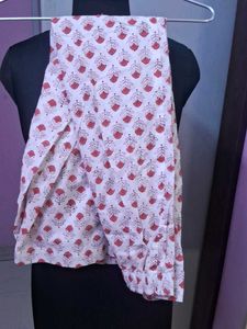 Yellow Floral Print  kurta plazzo n dupatta