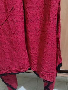Red Kaftan Kurti