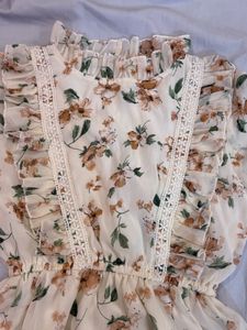 White Floral Dress