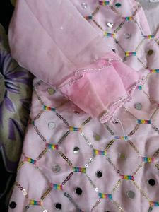 Beautiful Pink Sequined Kurta Set 3 to 4.5 years