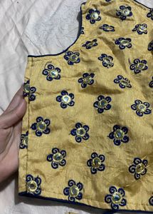 New Ethnic Mirror Work Blouse