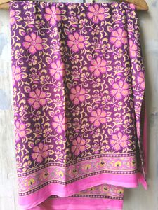 Simple Plain Saree