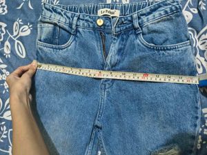 blue denim ripped jeans