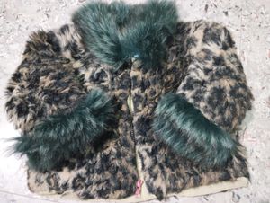 Cozy Faux Fur Leopard Print Jacket