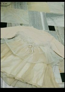 Elegant frock Tulle Overlay