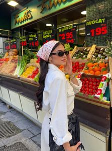 Celine Silk cotton Bandana