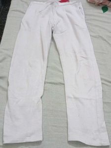 Comfortable White Casual Pants
