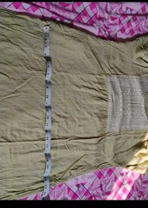 Pista Green Embroidered Kurta