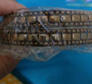 Gold-toned Bangle Set