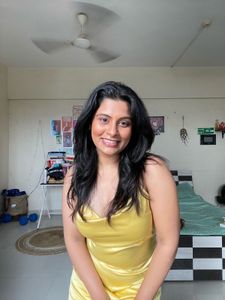 Yellow Satin Slip Dress