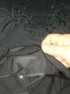 Elegant Black Lace Corset Top no 127