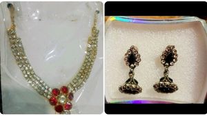Pack 2 Necklace & Fancy JHUMKA