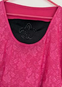 Pink Asymmetrical Dress