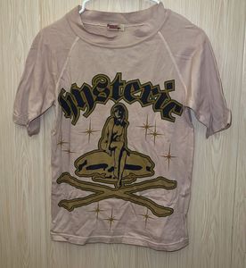 Beige Graphic Top