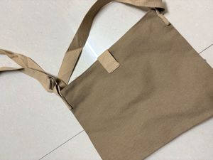 Neutral Canvas Crossbody Bag from Mexico
