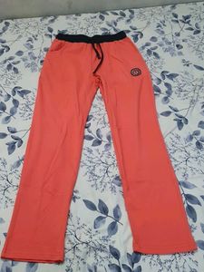 Coral Lounge Pants with Drawstring