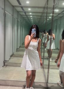 Elegant White Mini Dress