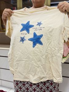 Cute Cream Star T-Shirt