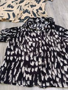 2 pcs combo crop shirt for girls