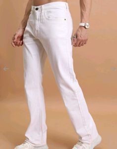 White Casual Jeans for men