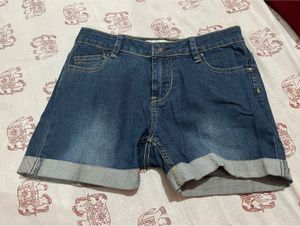 Blue Denim Shorts