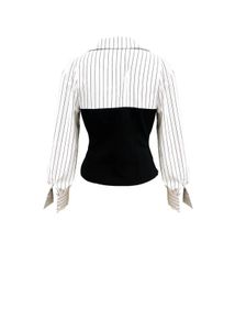 Chic Two-Tone top shirt