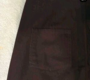 Brown Button Skirt