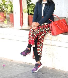 Boho Print Maxi Skirt