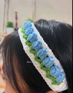 Crochet Tulip Headbands