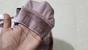 Dusty Rose Velvet Mini Skirt
