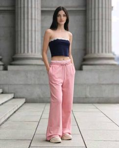 Pink Wide Leg Lounge Pants