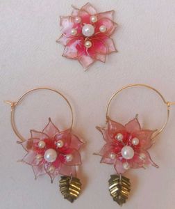 🌺Floral Resin Earing 🌺