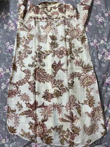 Ritu Kumar Crepe Floral Kurta Very Good Condition