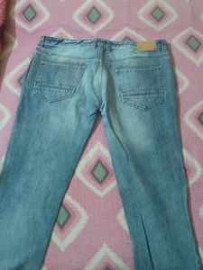 Blue Straight Jeans
