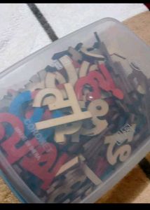 Wooden Hindi Alphabet Letters