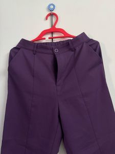 Purple Women's Cropped Trousers