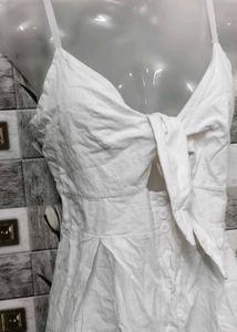 White Sundress with Tie Detail