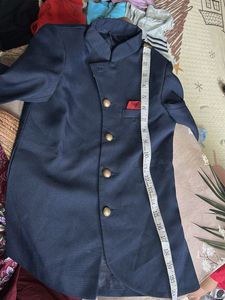 Men's Navy Blue Bandhgala Jacket