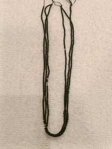 Black Beaded Necklace